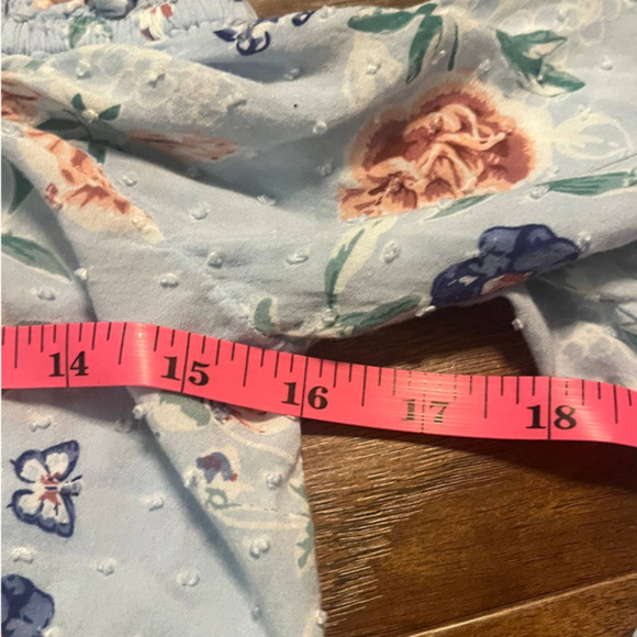 Derek Heart Long Sleeve‎ Floral Crop Top size medium - Picture 4 of 6